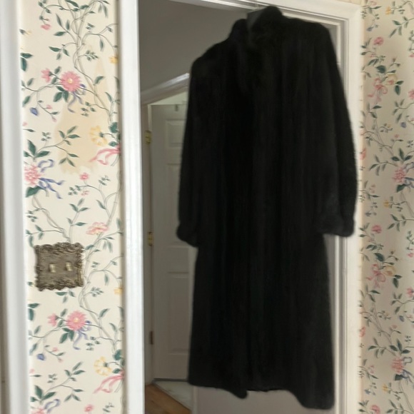Beautiful full length Black Milk Coat never worn!